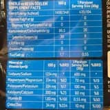 جدول ارزش غذایی نوشیدنی انرژی‌زا WUP CARB3 – عکس واقعی از نزدیک
