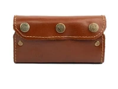 جا ادویه ای چرمی 5 شیشه درب چوبی کوچک Rock leather