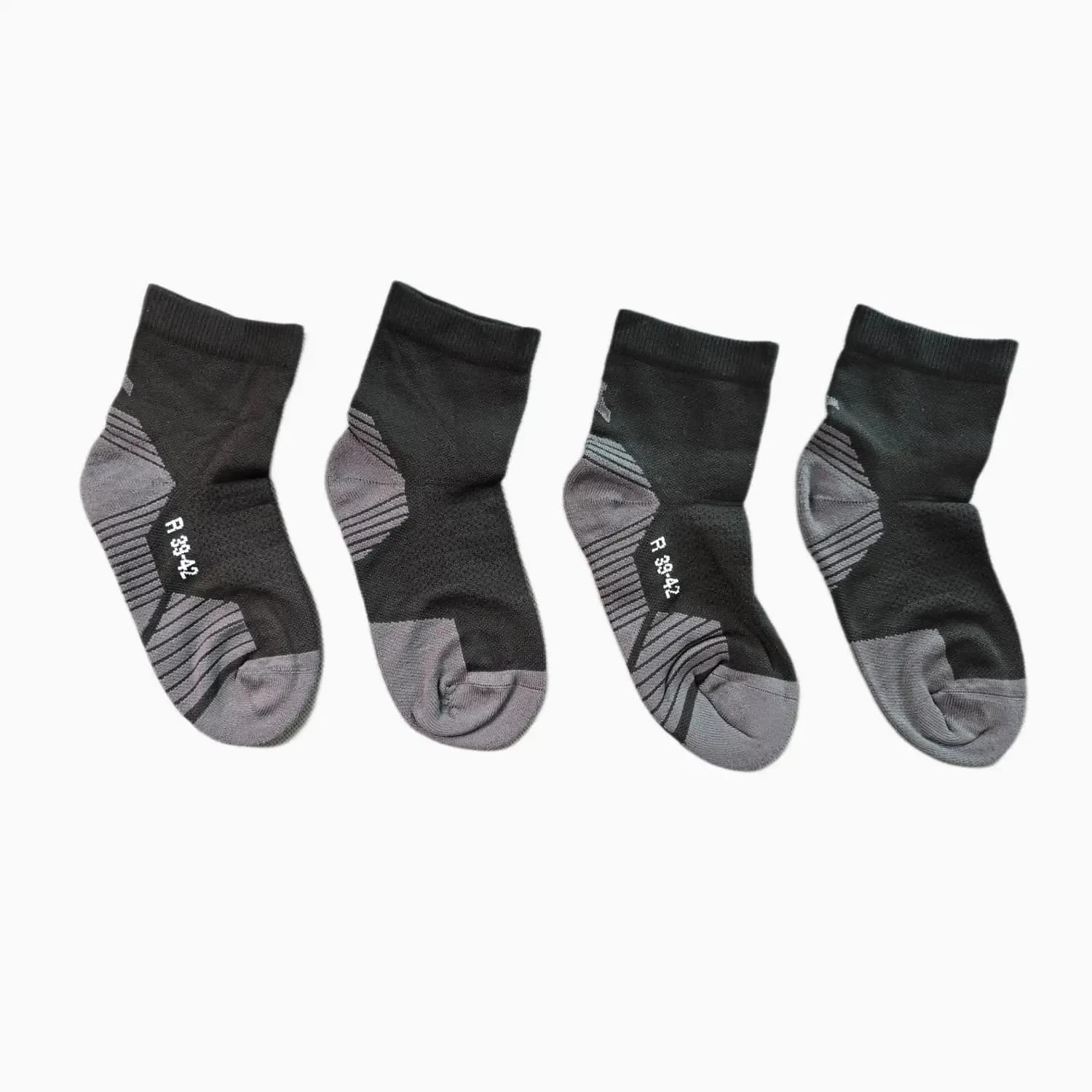 جوراب کیپران R500 مشکی نیم ساق نازک بسته دو جفتی