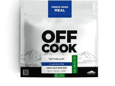 عدس پلو با خرما Off Cook