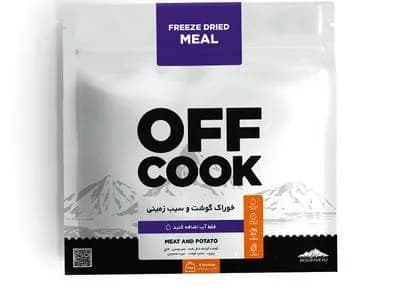 خوراک گوشت با سیب زمینی و قارچ Off Cook