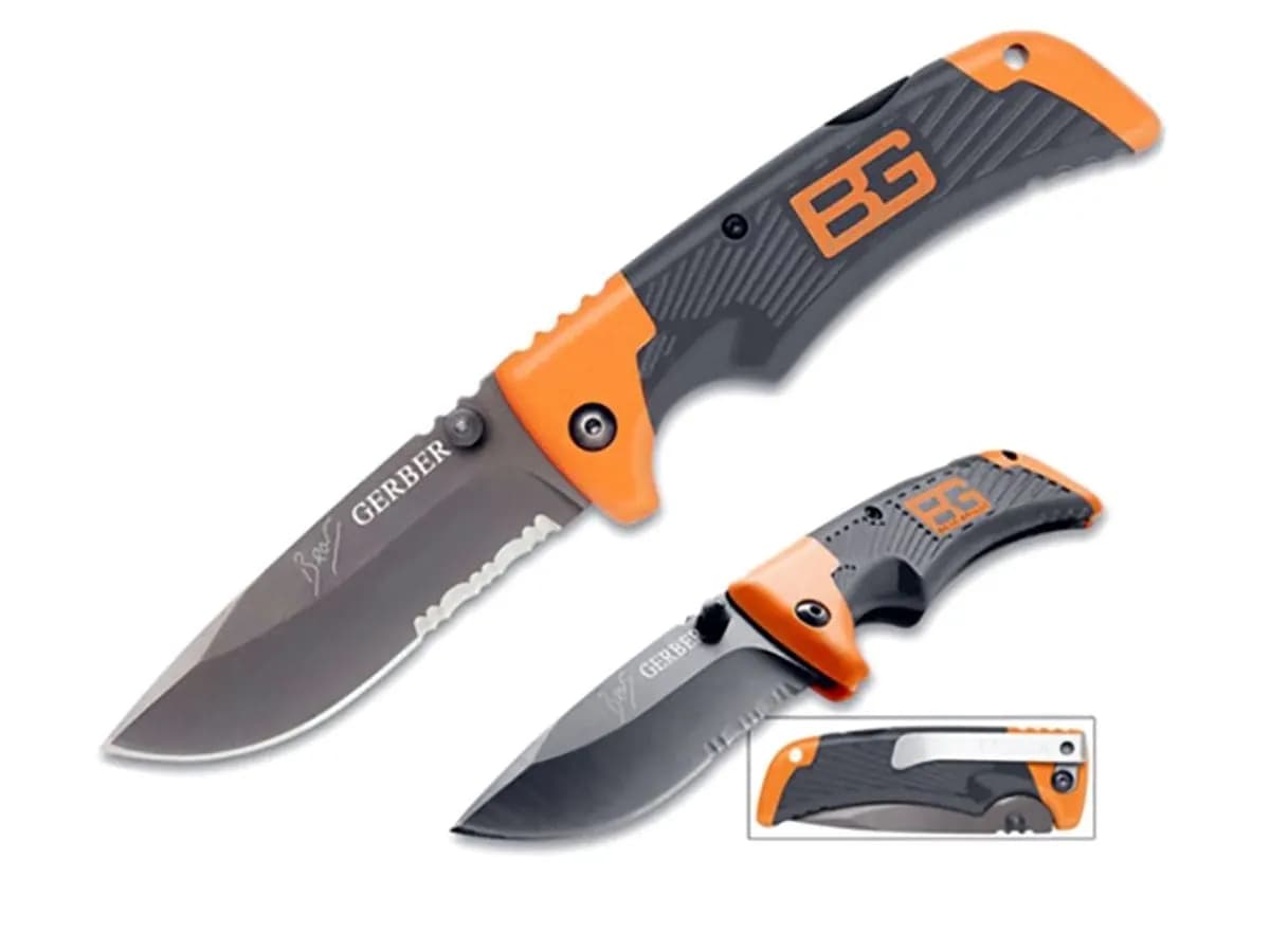 چاقو جیبی طرح گربر Bear Grylls 114