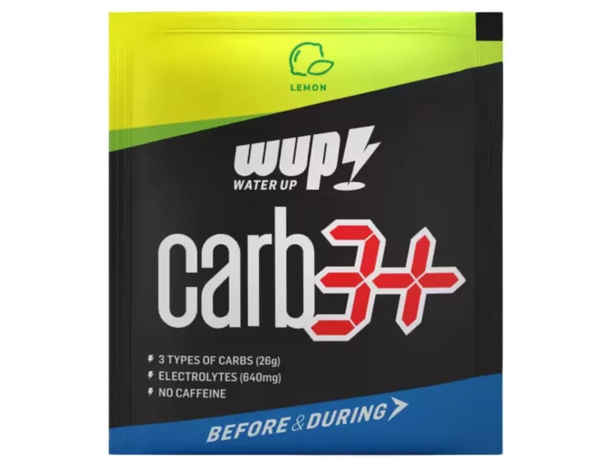 ساشه نوشیدنی انرژی‌زا کربوهیدرات و الکترولیت لیمویی WUP CARB3