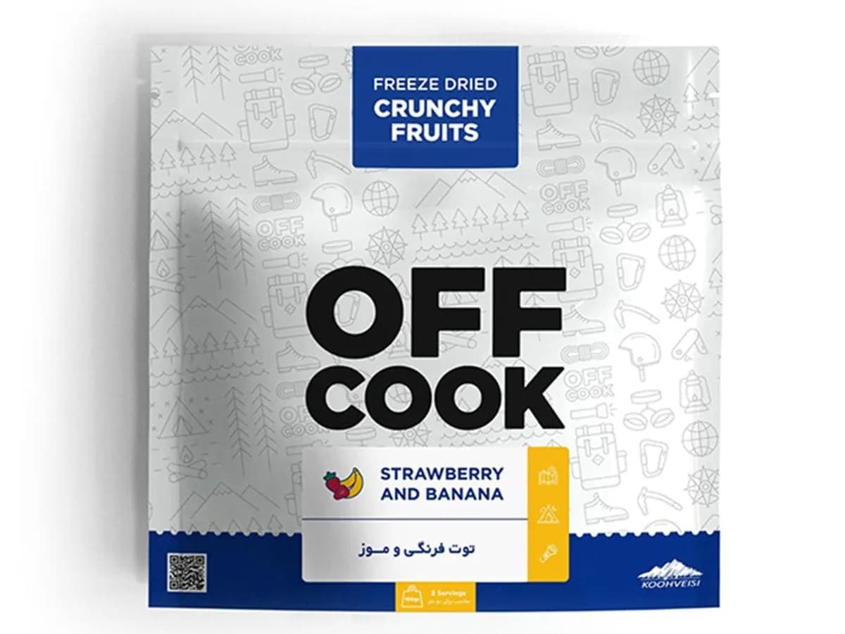 توت فرنگی و موز Off Cook